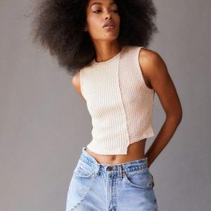 UO Spliced Knit Tank Top